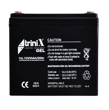 Trinix 12В Акумулятор гелевий 55 А•г 28310 фото